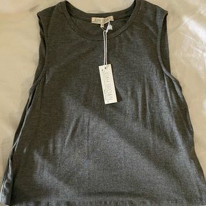 Joah brown tank top in grey